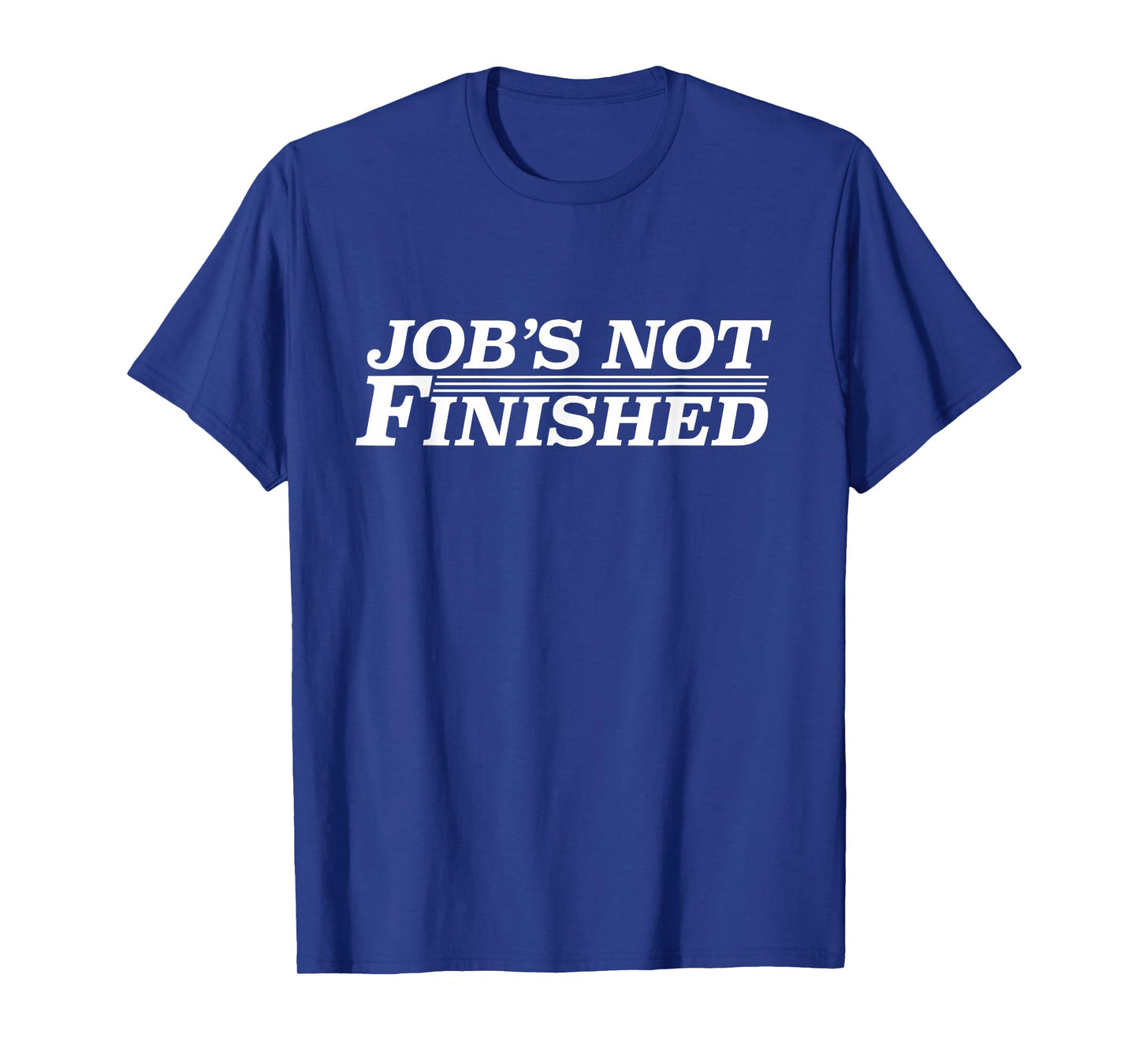 Job's Not Finished Tees & Apparel - Basketball T-Shirt - Men's Unisex Adult - Black - Small - Short Sleeve - Classic Fit - Cotton 60% Polyester 40%