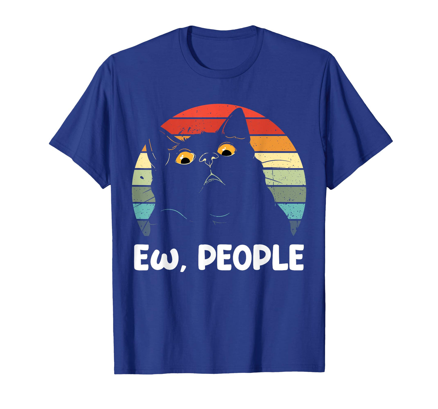 Ew people funny Black Cat lover for women men fun cat saying T-Shirt
