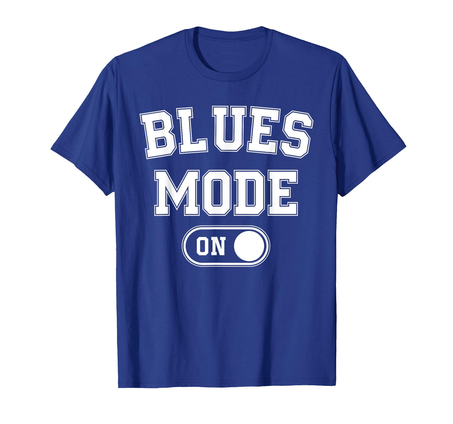 Blues Mode On Funny Blues Man Gift Musician Singer Guitarist T-Shirt