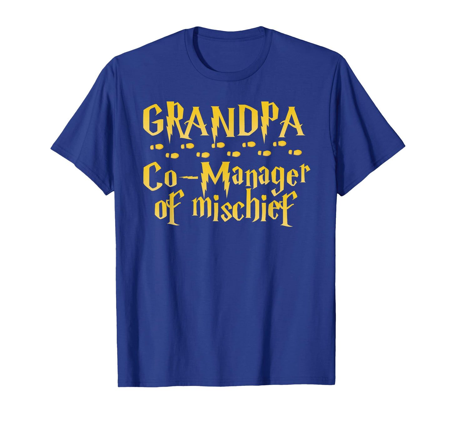 Grandpa Magical Manager of Mischief Halloween Father's Day T-Shirt