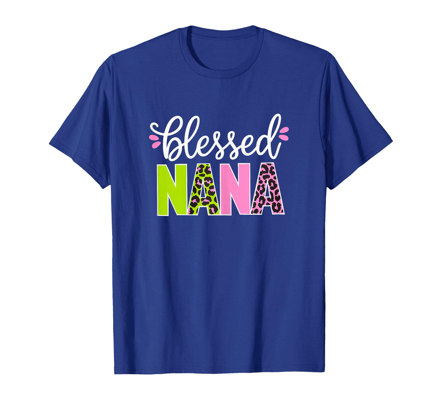 Blessed Nana Shirt Women Grandma Nana Mothers Day T-Shirt