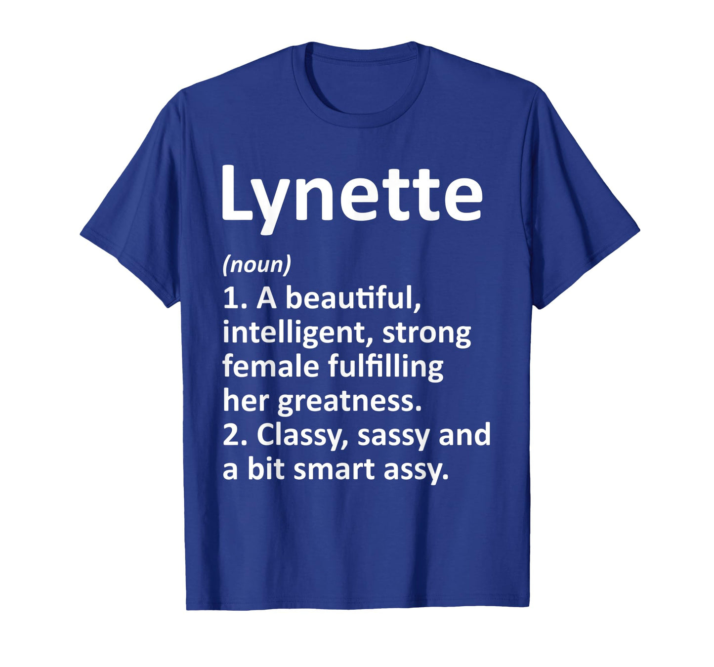 LYNETTE Definition Personalized Name Funny Christmas Gift T-Shirt