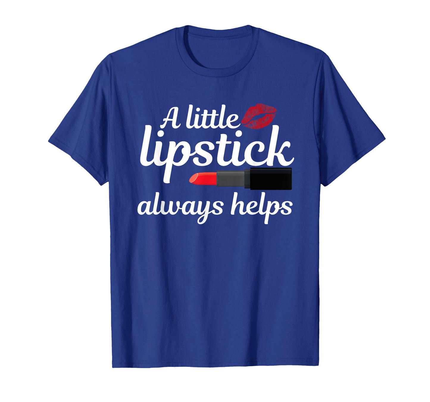 Cool Lipstick Art Women Girls Makeup Artist Beautician Kiss T-Shirt