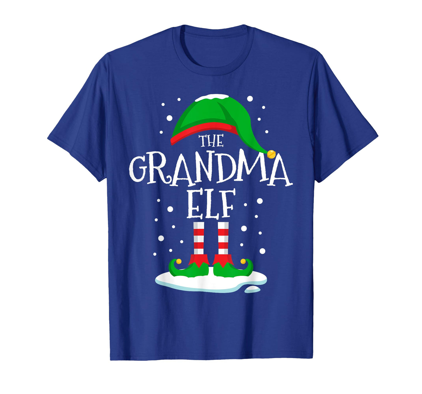 The Grandma Elf Christmas Family Matching Xmas Group Funny T-Shirt