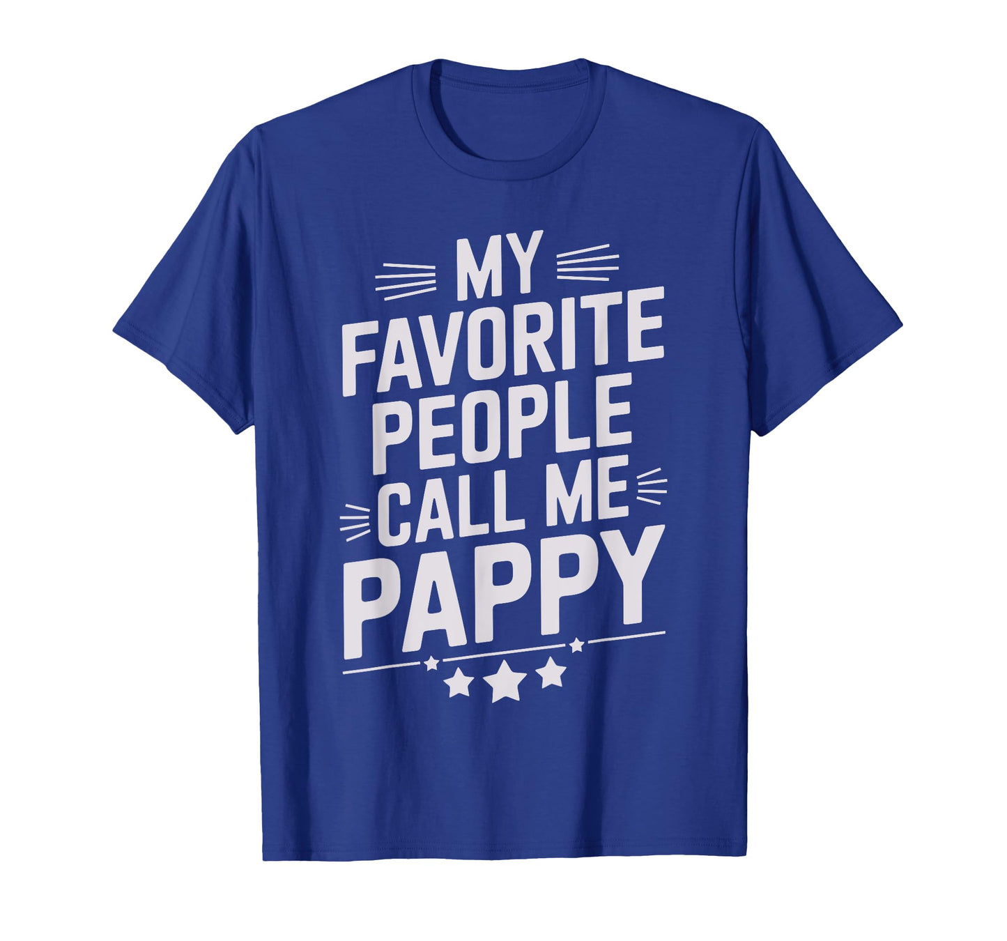 Best Pappy Design For Grandpa Grandfather Father's Day Pappy T-Shirt