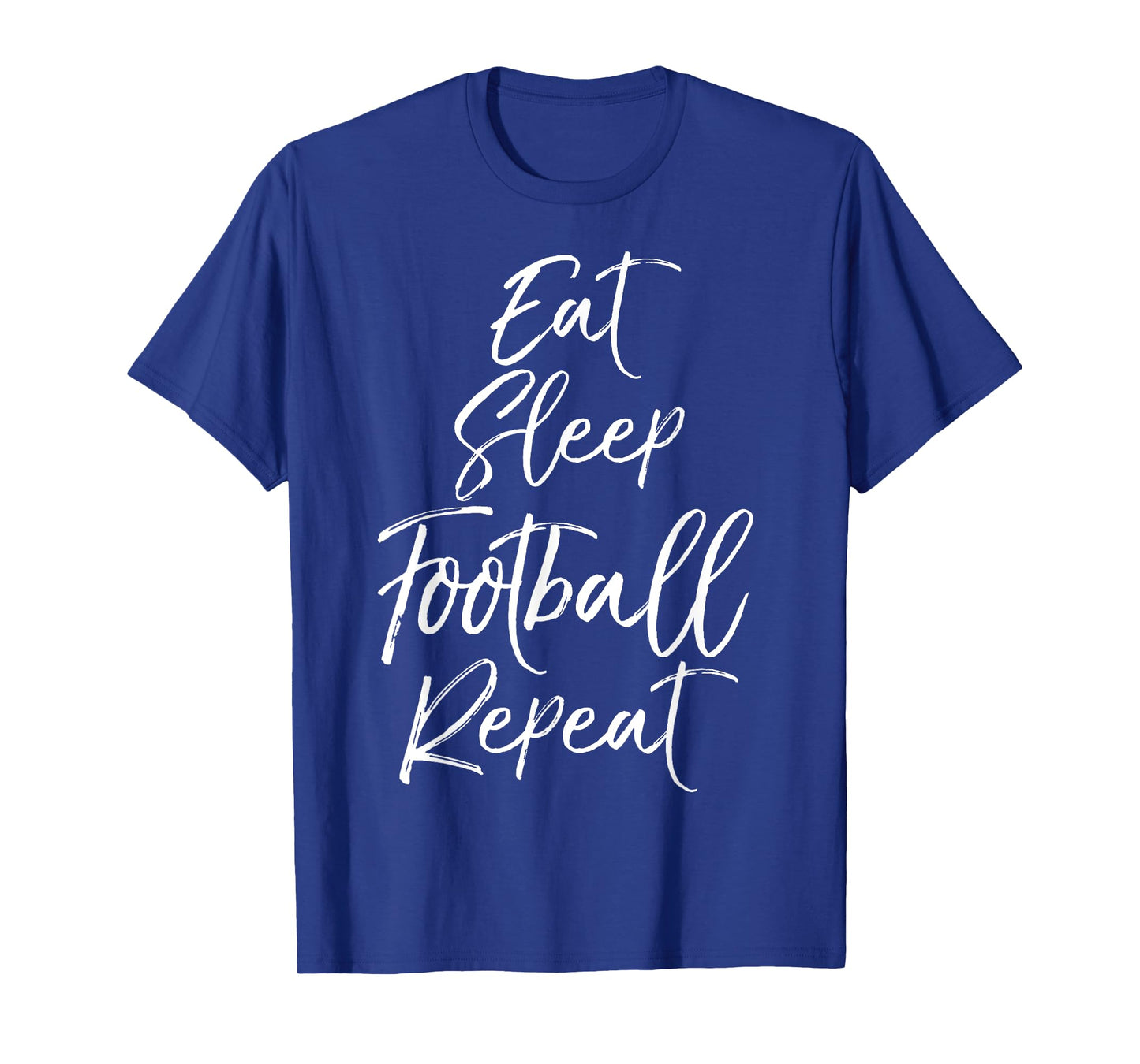 Funny Obsessed with Football Gift Eat Sleep Football Repeat T-Shirt