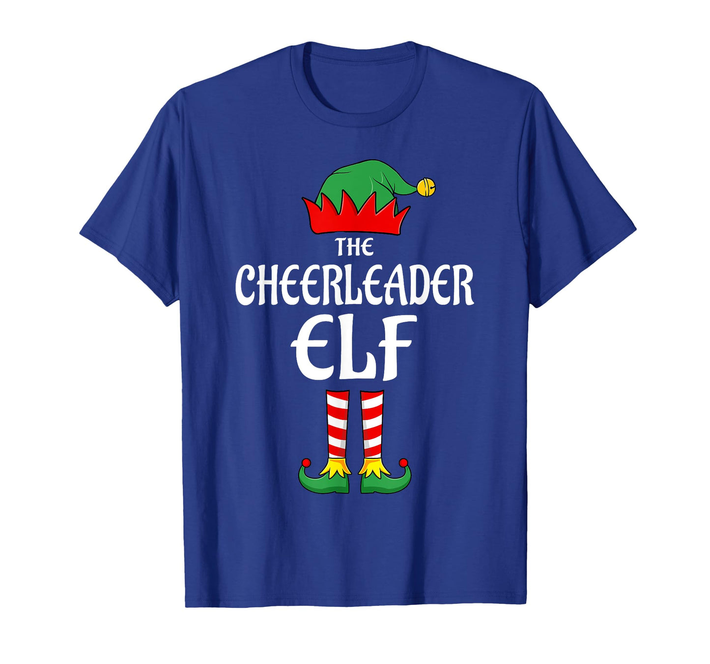 The Cheerleader Elf Christmas Family Matching Xmas Funny T-Shirt