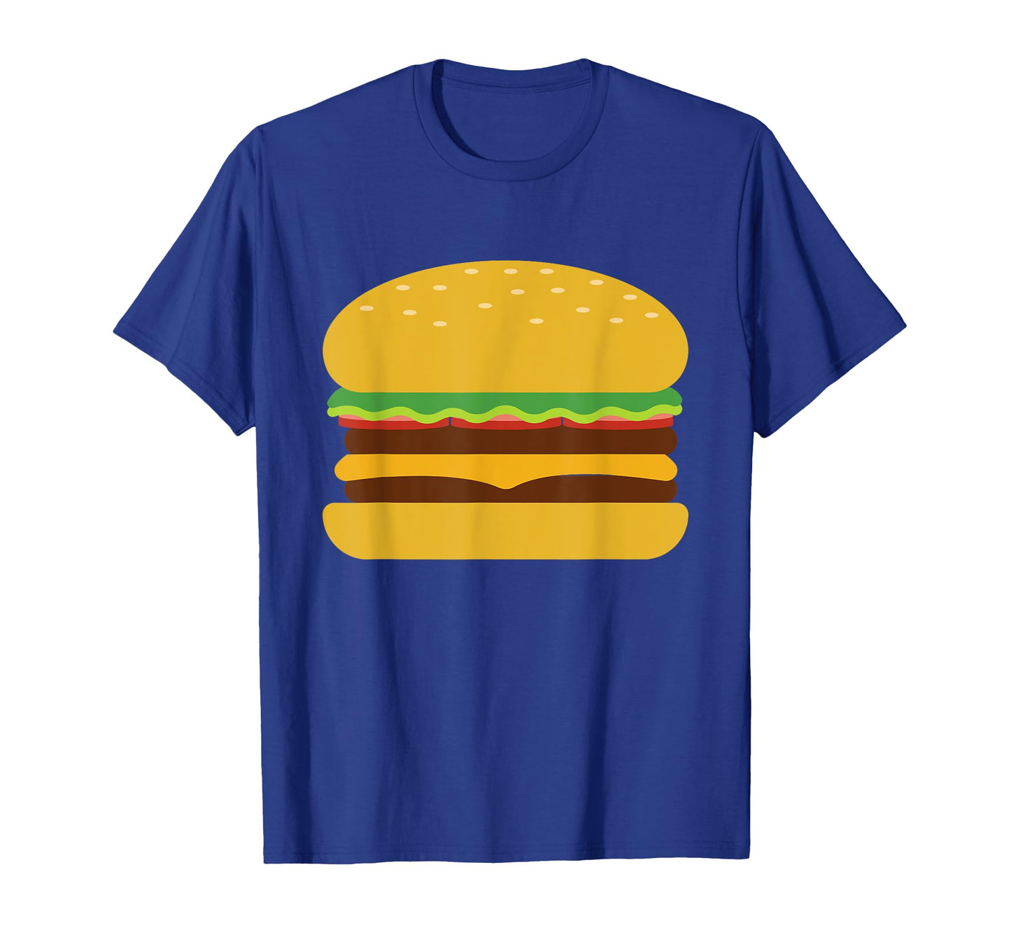 Cool Hamburger Art Men Women Minimalist Burger Cheeseburger T-Shirt