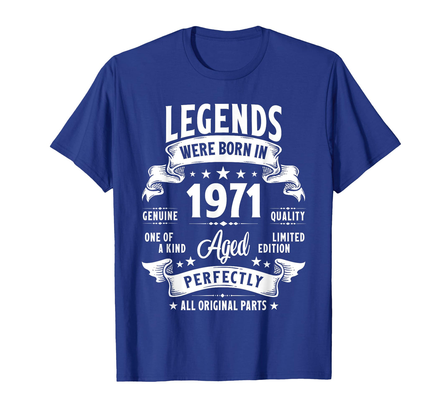 Vintage 1971 54 Year Old Gifts For Men Women 54th Birthday T-Shirt