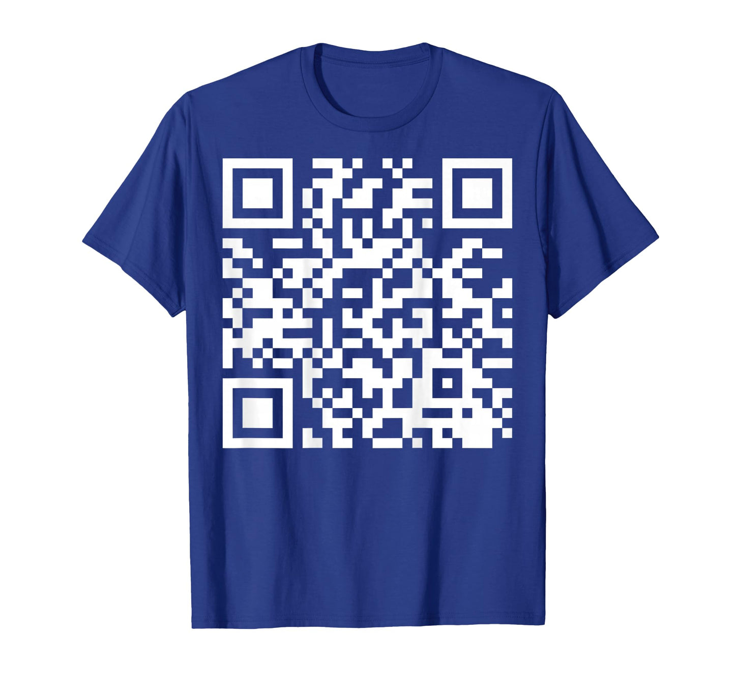 (On Back) Funny QR Do I Look Like I Give A Fck Code Saying T-Shirt