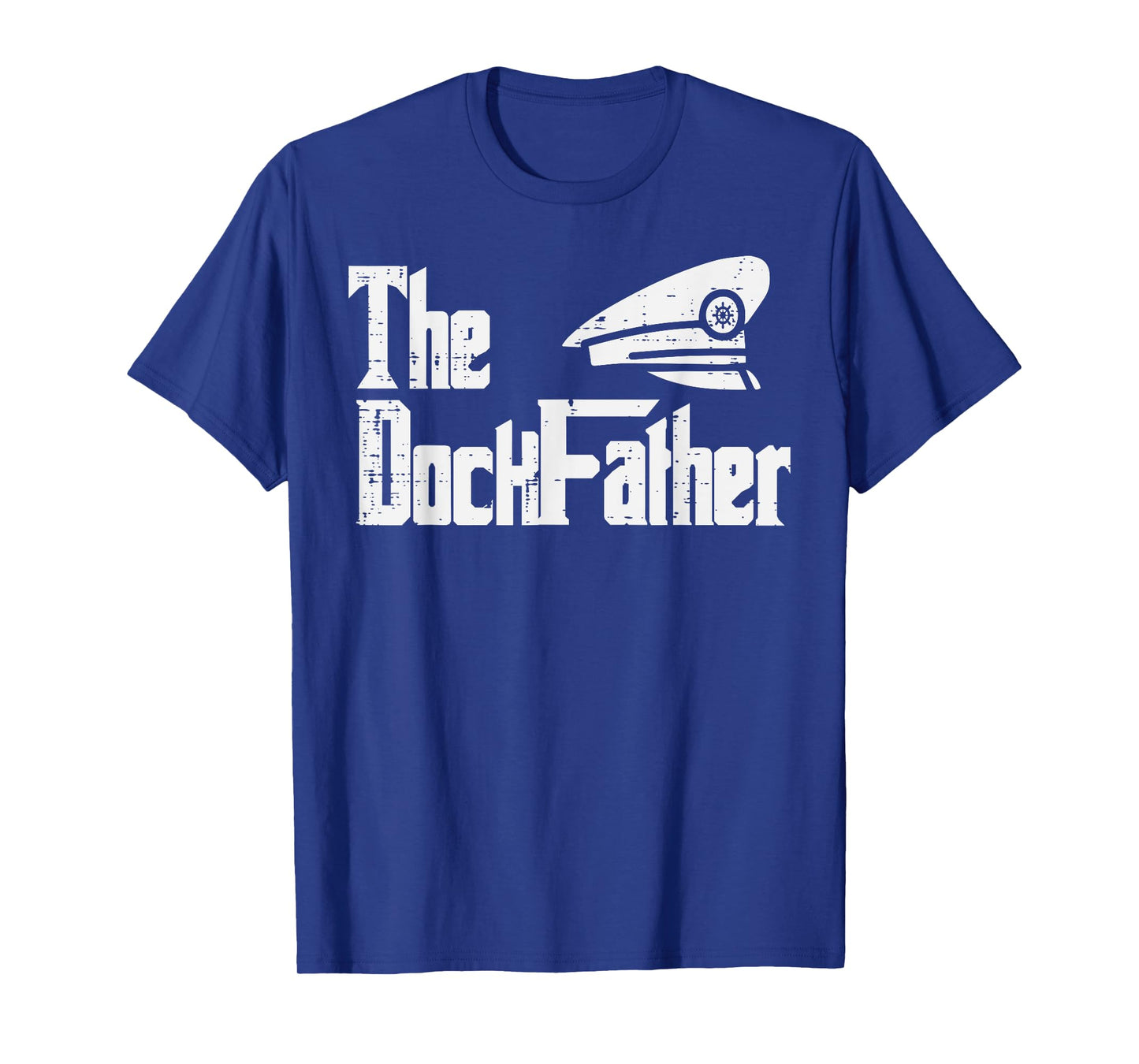 The Dock Father Fun Boat Captain Parody Dad Papa Grandpa Men T-Shirt