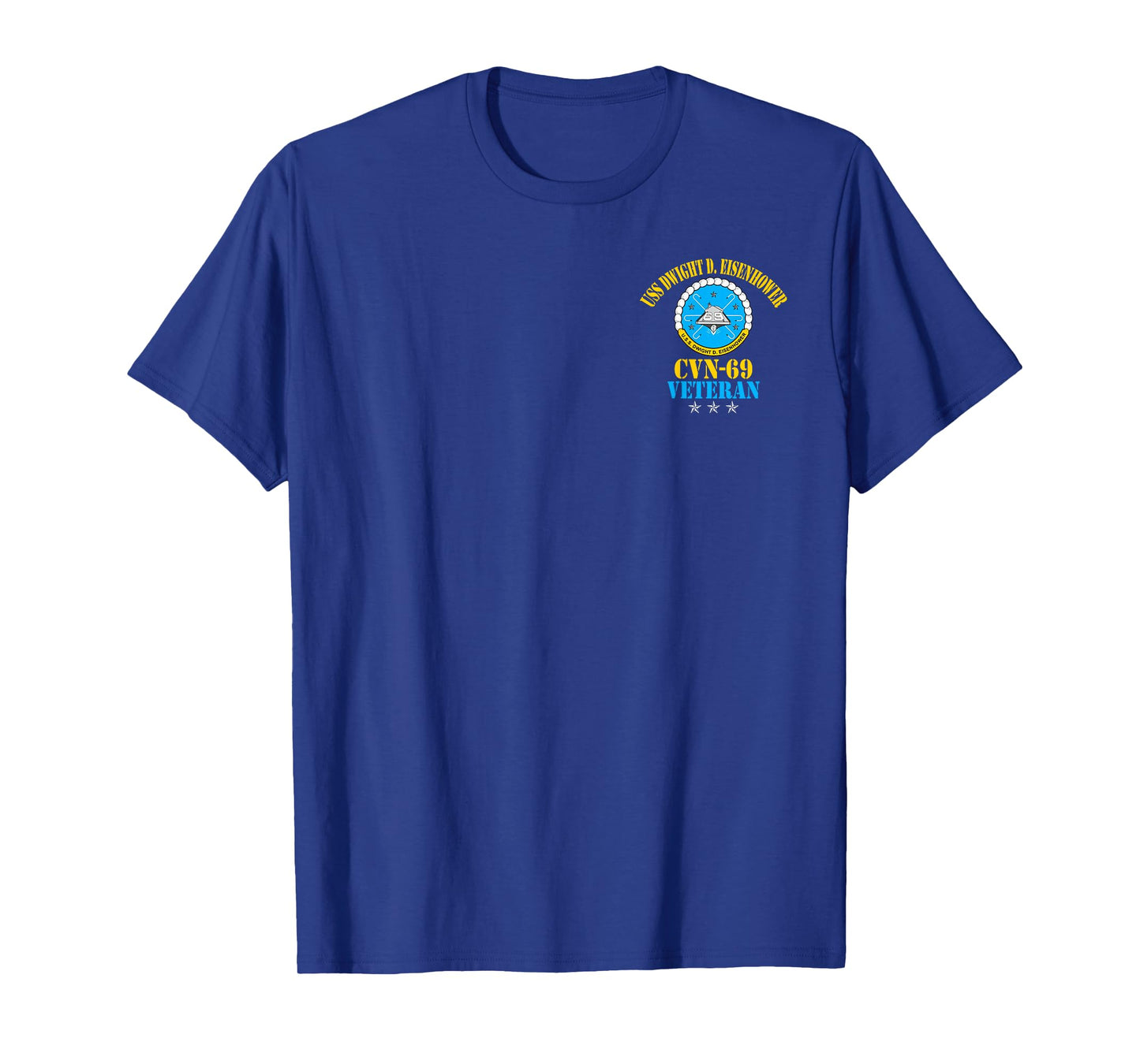 USS Dwight D. Eisenhower CVN-69 Aircraft Carrier Veteran Tee T-Shirt