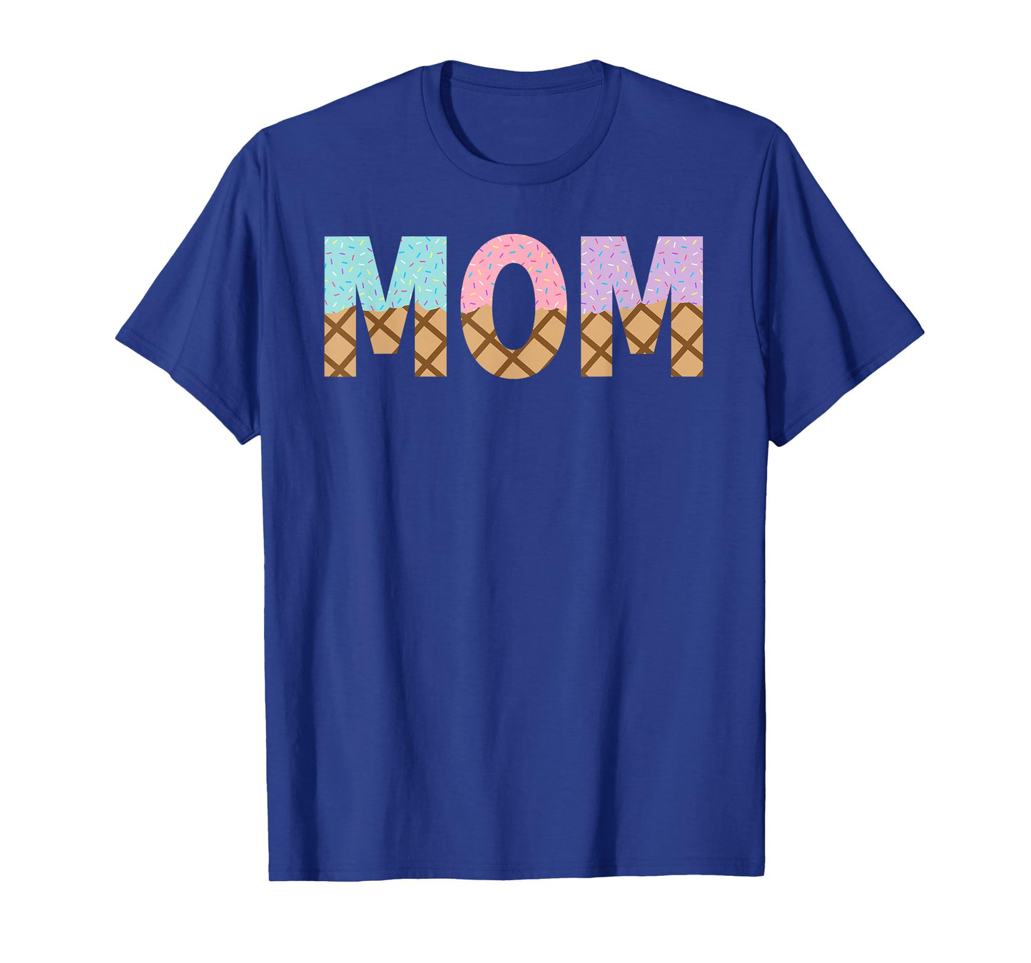 Mom Of 1st First Birthday Girl Ice Cream T-Shirt