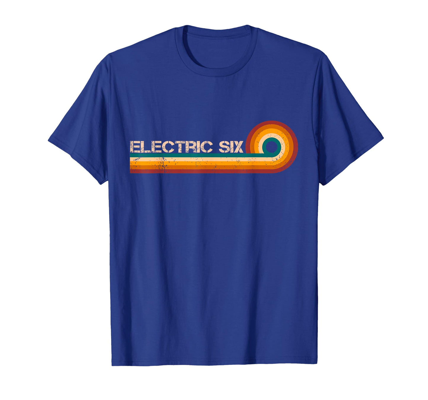 Electric Six Retro Stripes Musician Vintage T-Shirt