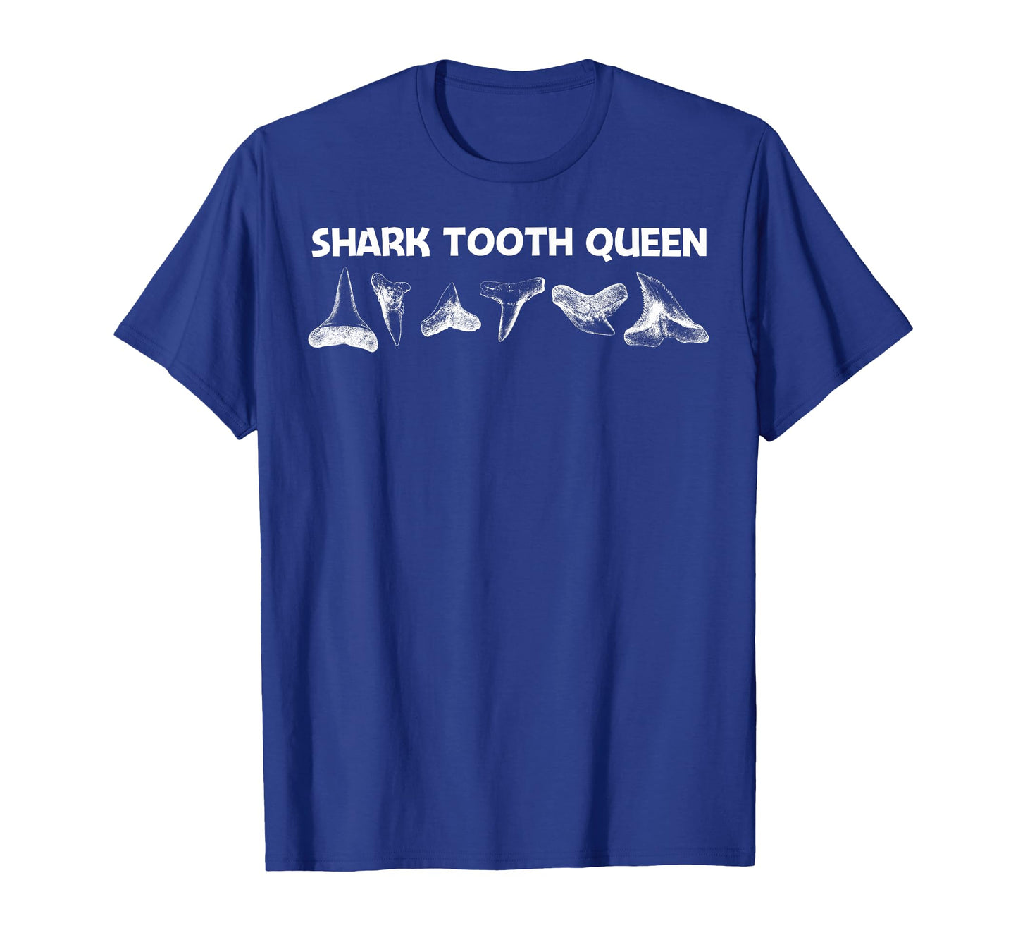 Funny Shark Teeth Design For Women Mom Animal Fossil Hunters T-Shirt