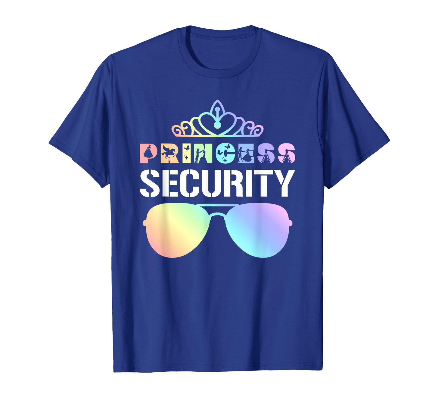 Princess Security Squad Crown Sunglasses Birthday Lover T-Shirt