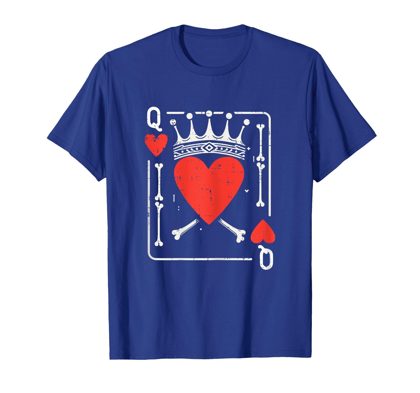 Halloween Queen of Hearts Bone Matching Couple Costume Women T-Shirt