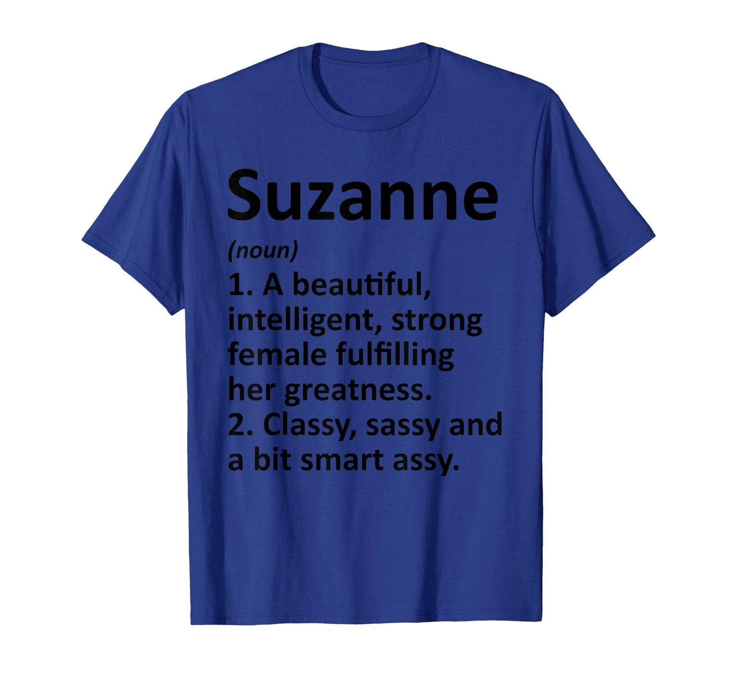 SUZANNE Definition Personalized Name Funny Christmas Gift T-Shirt