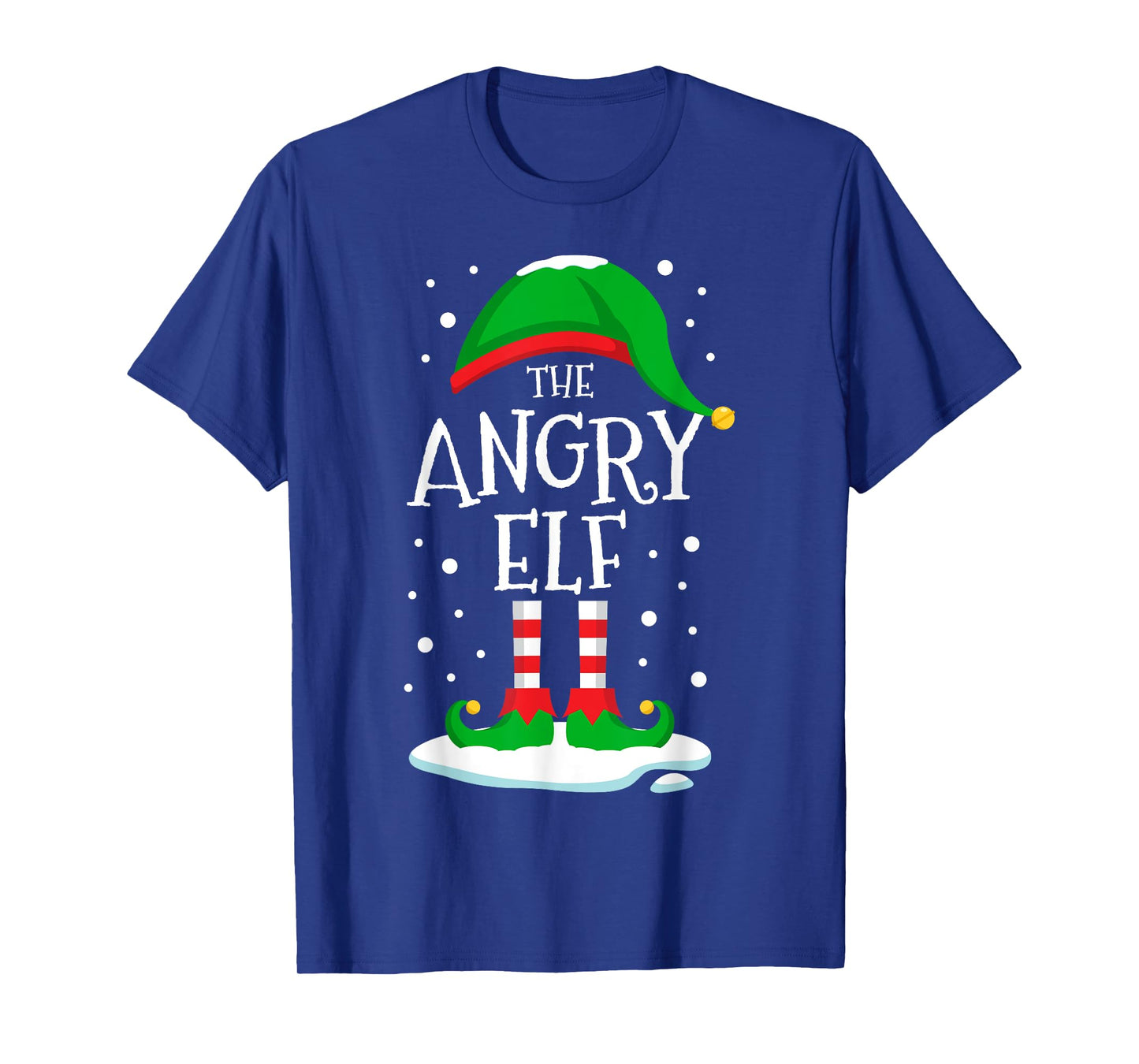 The Angry Elf Christmas Family Matching Xmas Group Funny T-Shirt