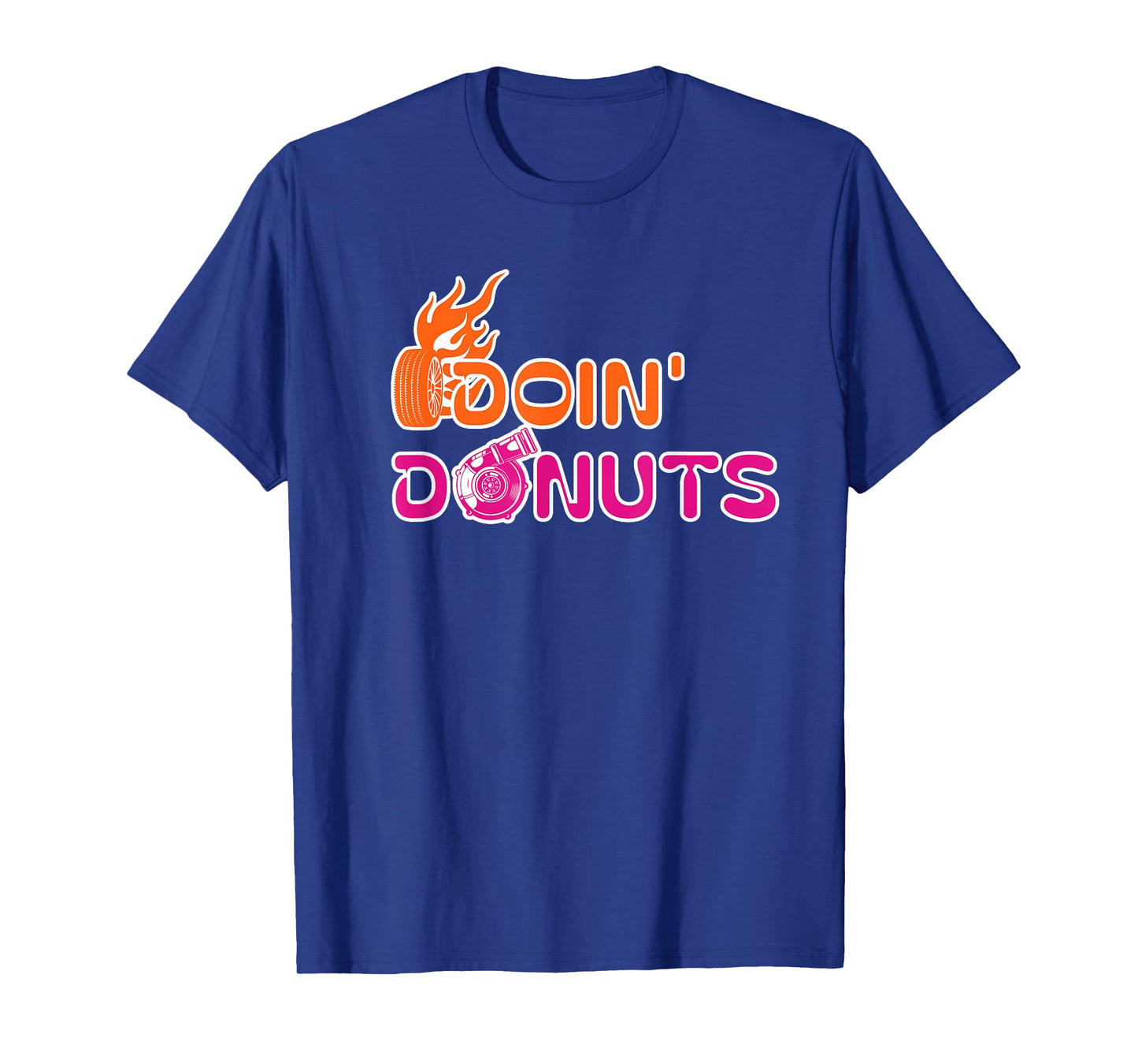 Doin' Donuts Funny Car Drift and Racing Cars Enthusiast Men T-Shirt
