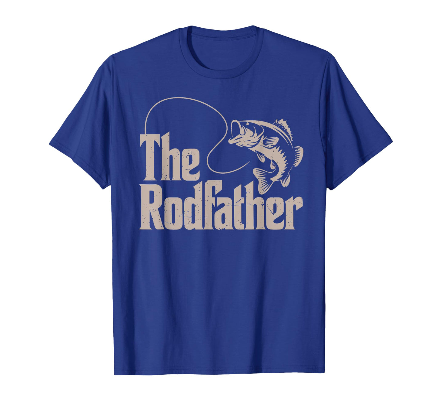 The Rodfather Dad Fishing Gift Men Bass Fish from Daughter T-Shirt