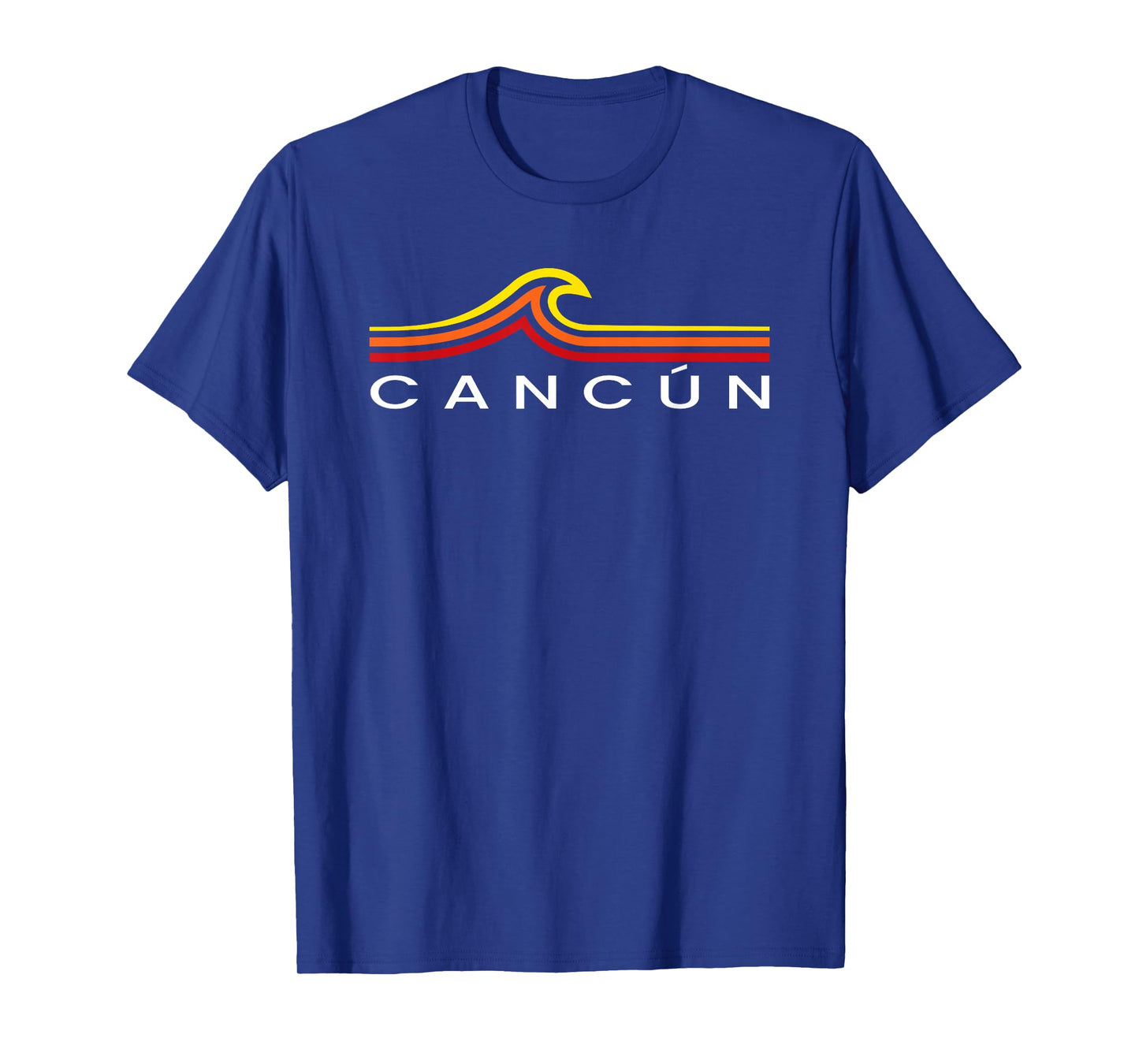 Cancun Mexico Waves Vintage Mens Womens Girls Boys Souvenir T-Shirt