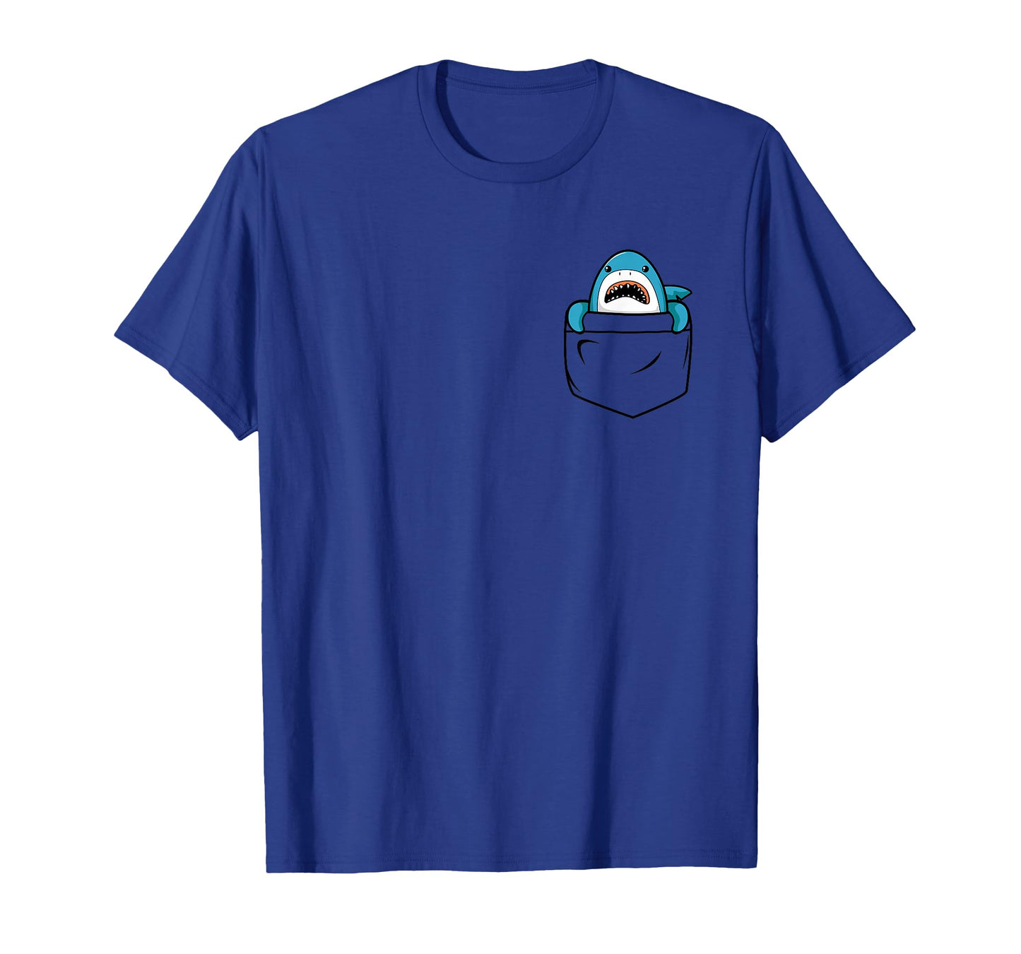 Shark Pocket Animal Pets Funny Shark Gift Mens Womens & Kids T-Shirt