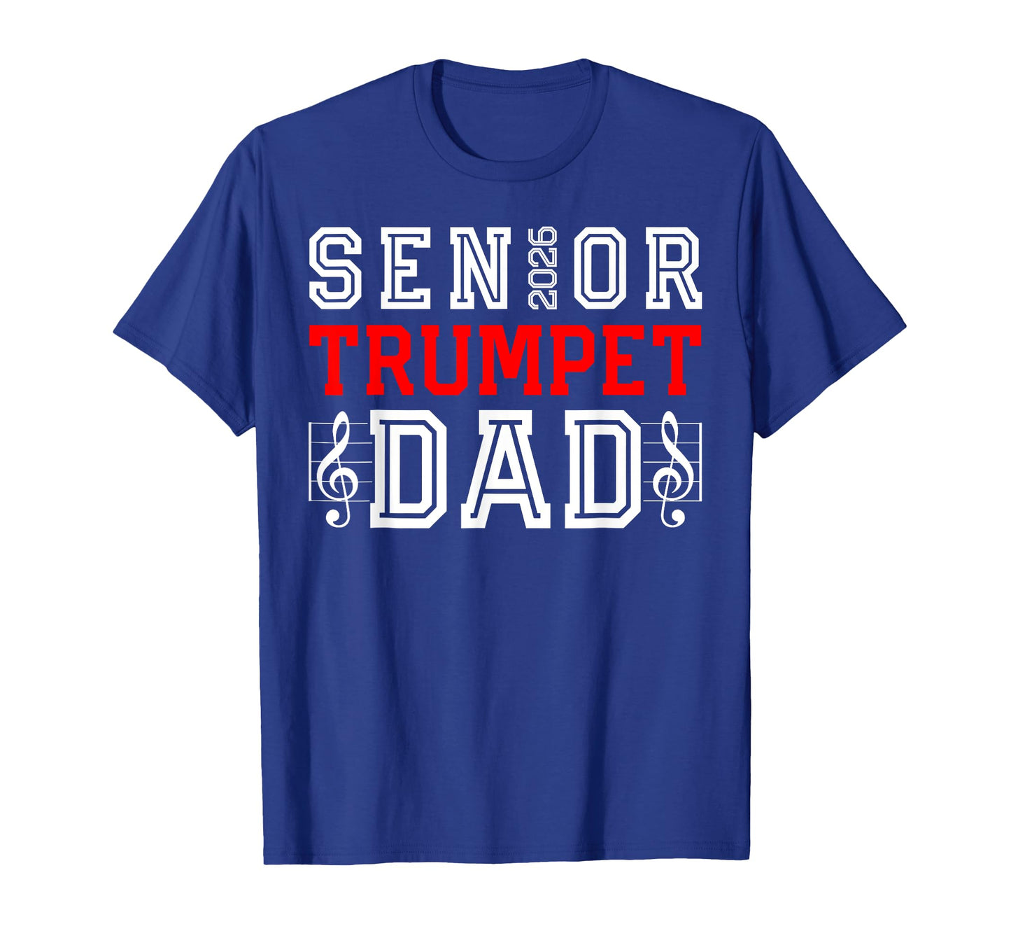 Senior Trumpet Dad 2026 Marching Band Class of 26 Senior Dad T-Shirt