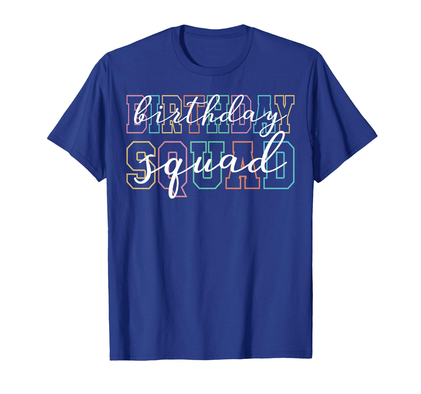 Birthday Squad Party Matching Family Group Birthday T-Shirt