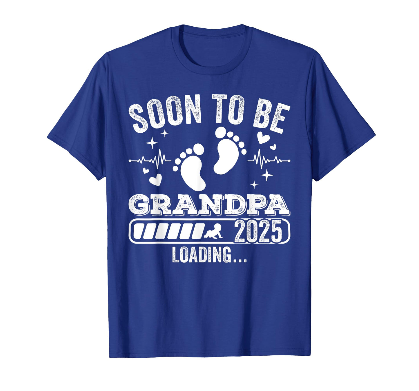 Soon to Be Grandpa 2025 Loading Pregnancy Announcement T-Shirt