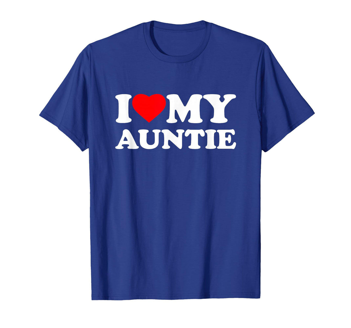 I Love My Auntie I Heart Family Grandma T-Shirt
