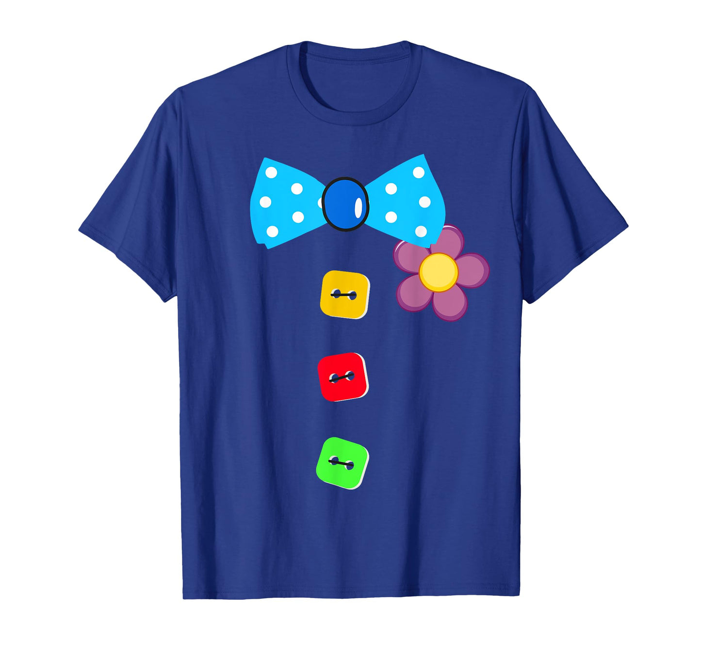 Halloween Clown T-Shirt Tie Costume For Man Woman And Kids T-Shirt