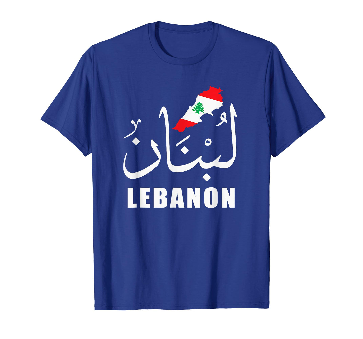 Lebanon Name in Arabic Lebanon Flag Lebanese Map Lebanon T-Shirt