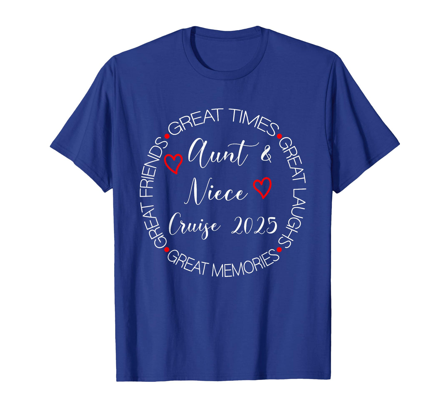 Aunt Niece Cruise Trip 2025 Summer Vacation Matching Family T-Shirt