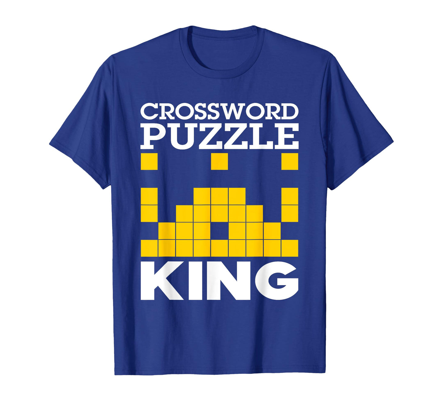 Funny Crossword Puzzle King Cruciverbalist Enthusiast Outfit T-Shirt