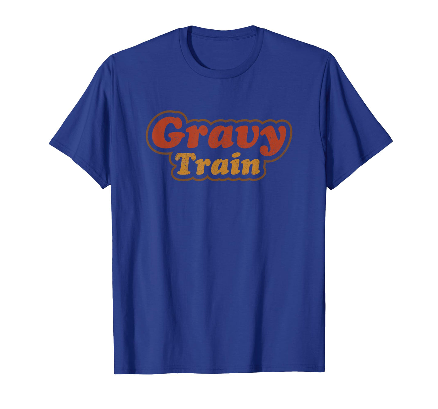Funny Turkey Gravy Train Thanksgiving Retro Vintage Top T-Shirt