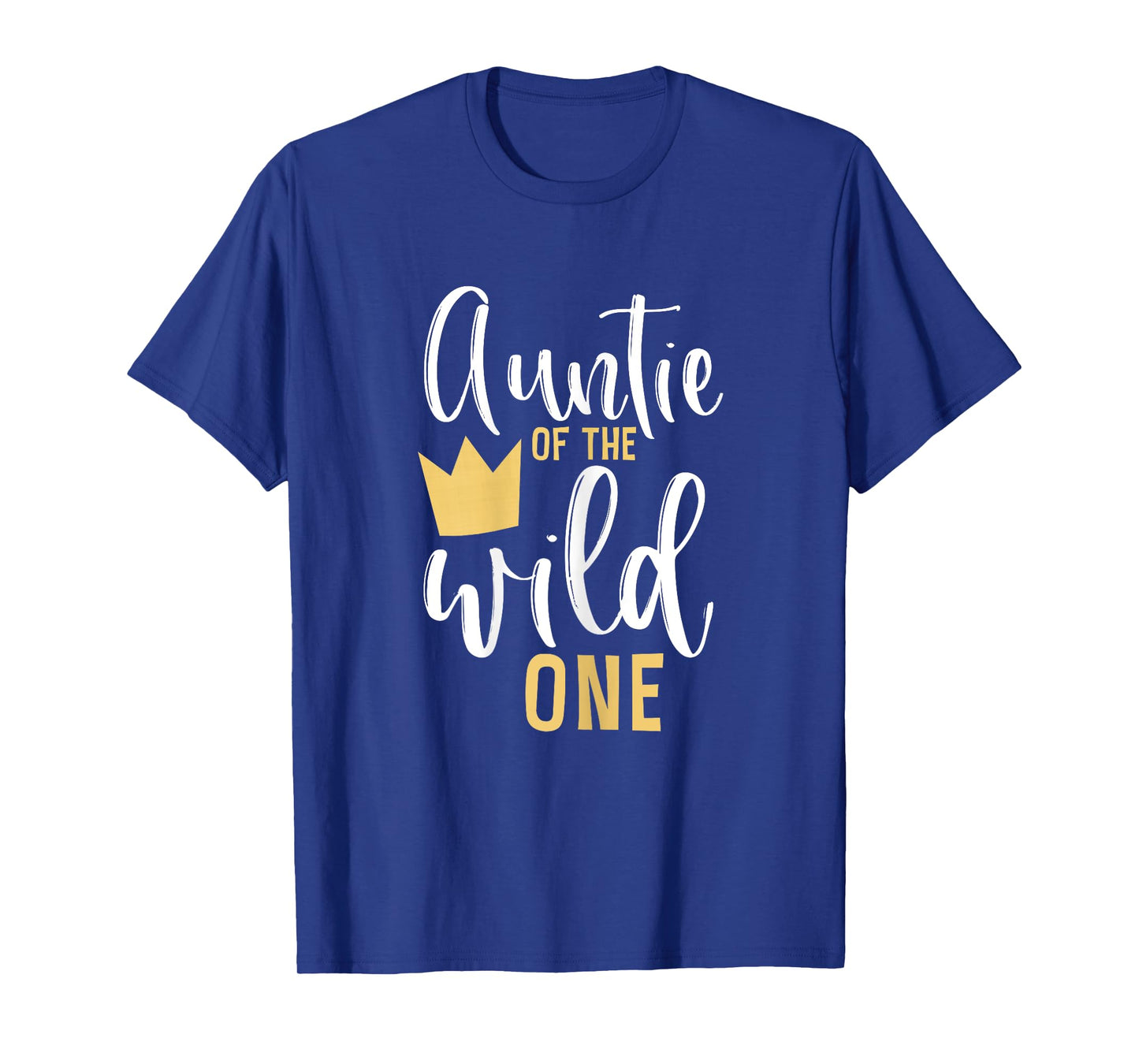 Auntie f the Wild One 1st Birthday First Thing Matching T-Shirt