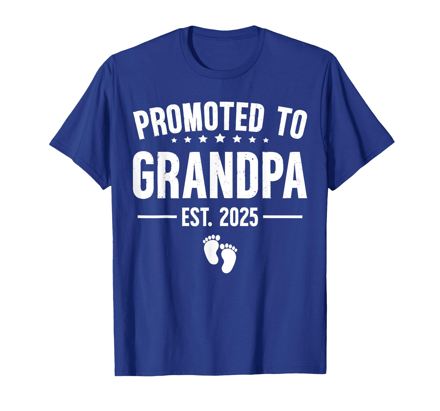 1st Time Grandpa Est 2025 New First Grandpa 2025 Grandfather T-Shirt