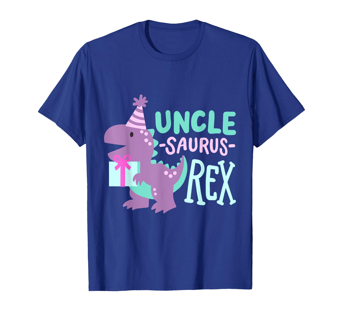 Dinosaur Birthday Uncle Saurus T Rex Family Matching Party T-Shirt