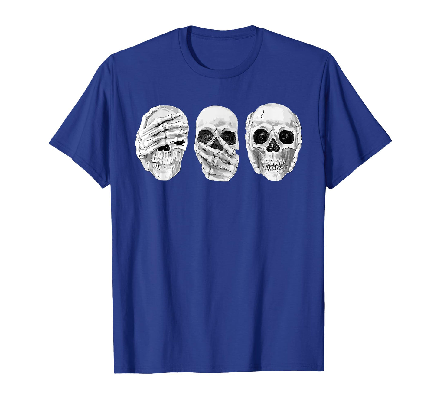 Hear See Speak No Evil Gothic Skulls T-Shirt