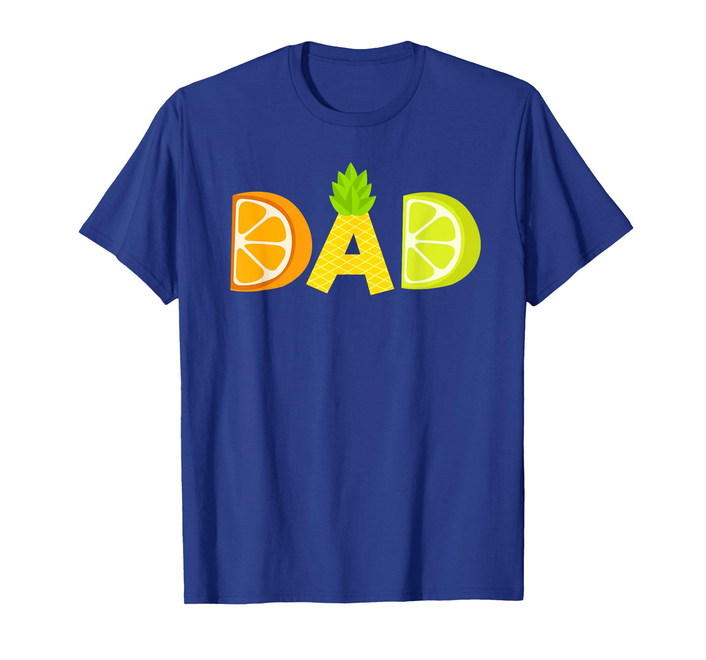 Funny Dad Fruitarian Lover Summer Father Fruit Slice T-Shirt