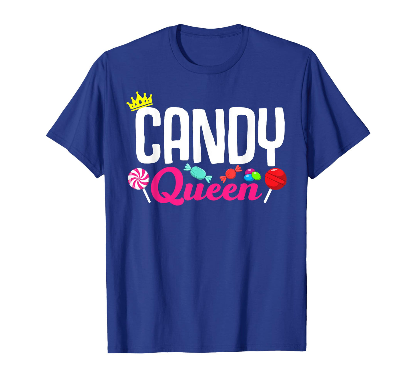 Funny Candy Lover Design Lollipop Women Girls Kids Sweets T-Shirt