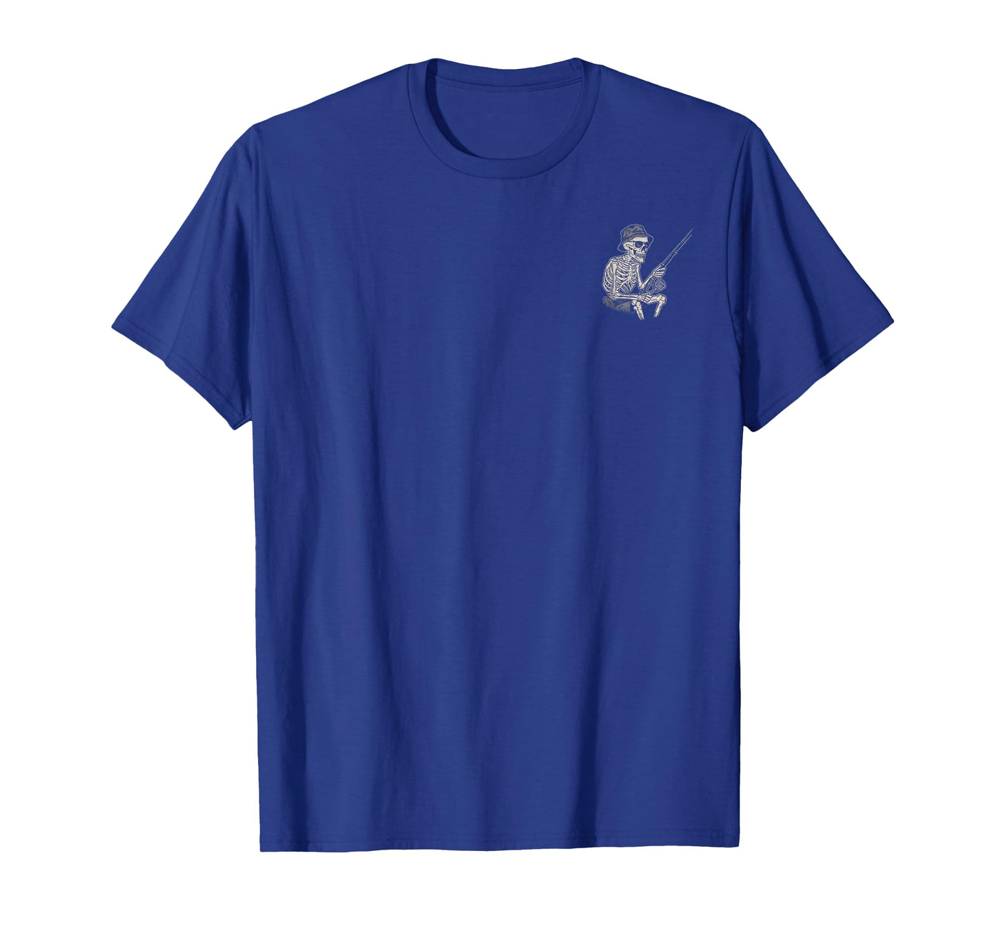 Funny Skeleton Fishing Tee Just One More Cast 2 Sides T-Shirt