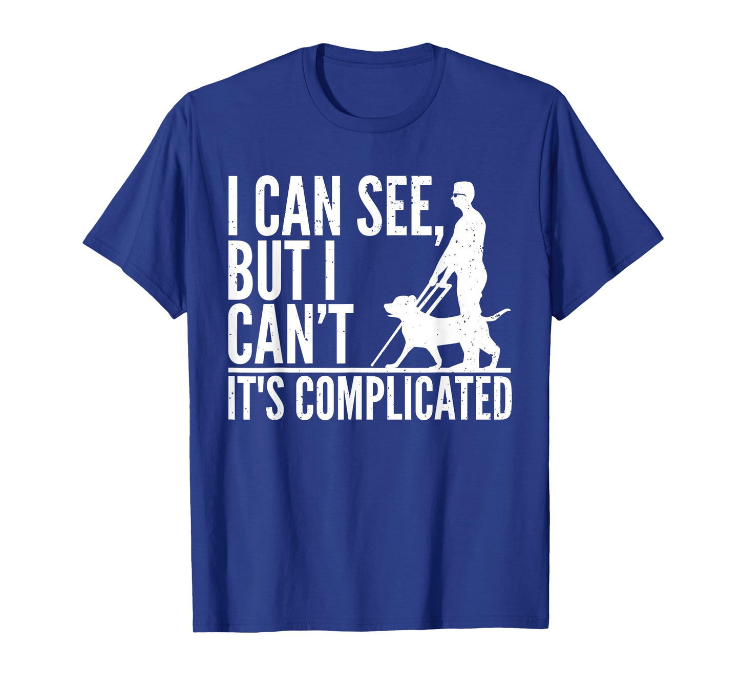 Blind Person Art For Men Women Blind People Sight Impaired T-Shirt