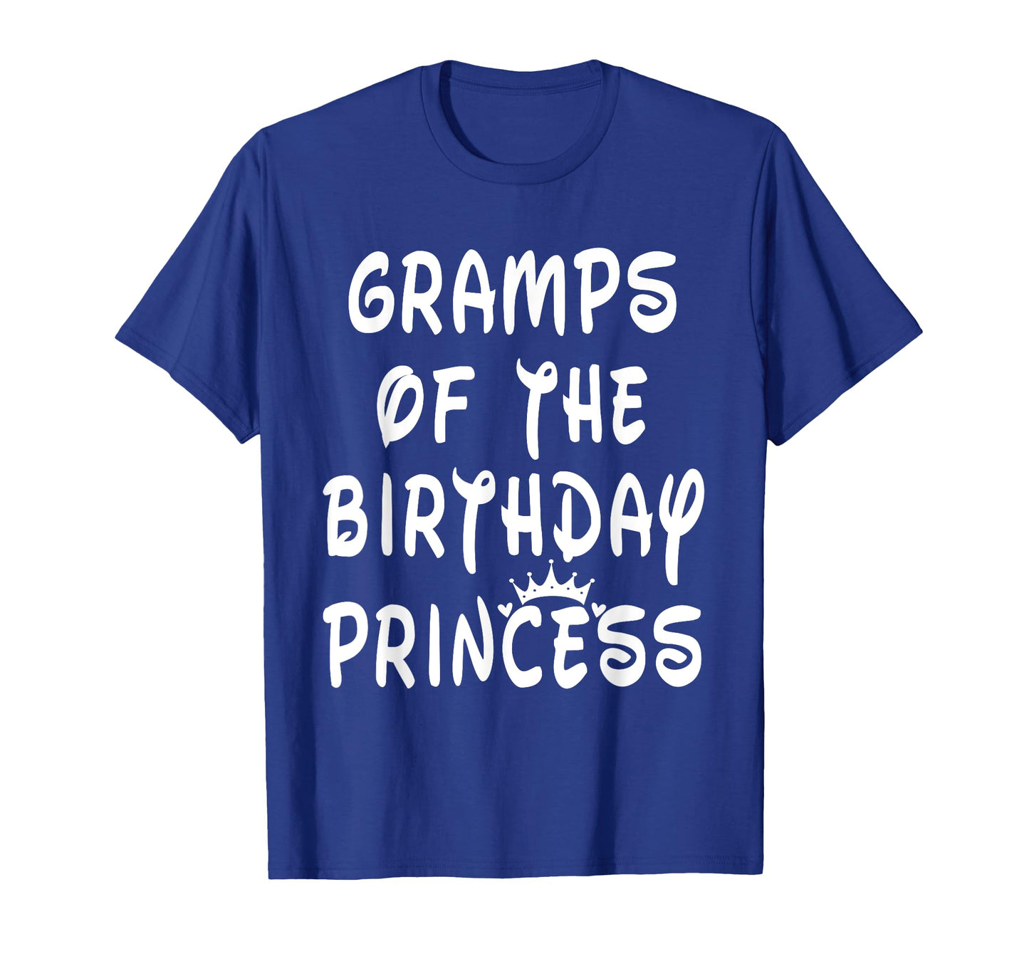 Gramps Of The Birthday Princess Cute Matching Family Funny T-Shirt