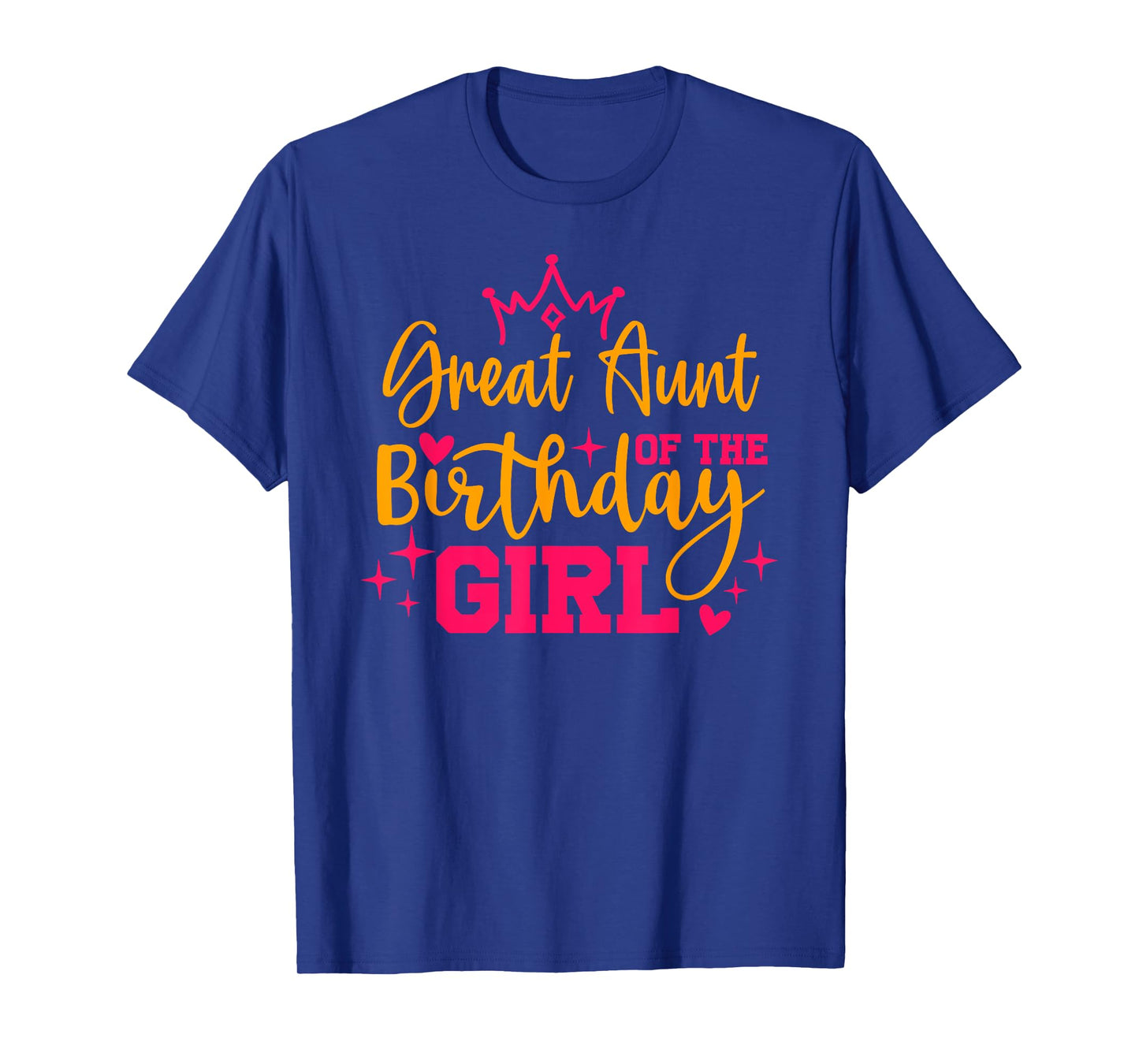 Cute Personalized Great Aunt Of The Birthday for Girl T-Shirt