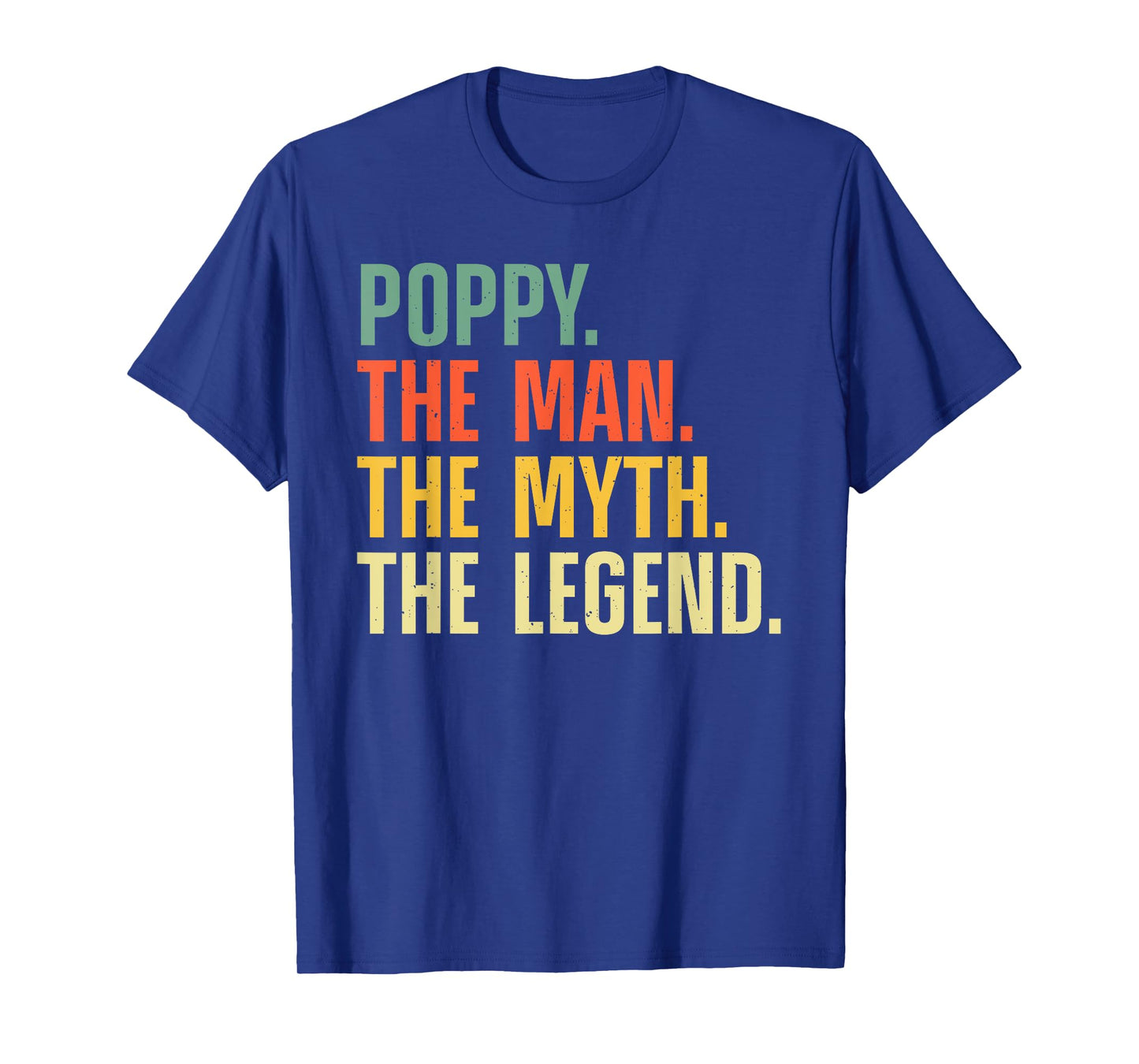 Poppy Design For Grandpa Grandfather From Grandkids Poppy T-Shirt