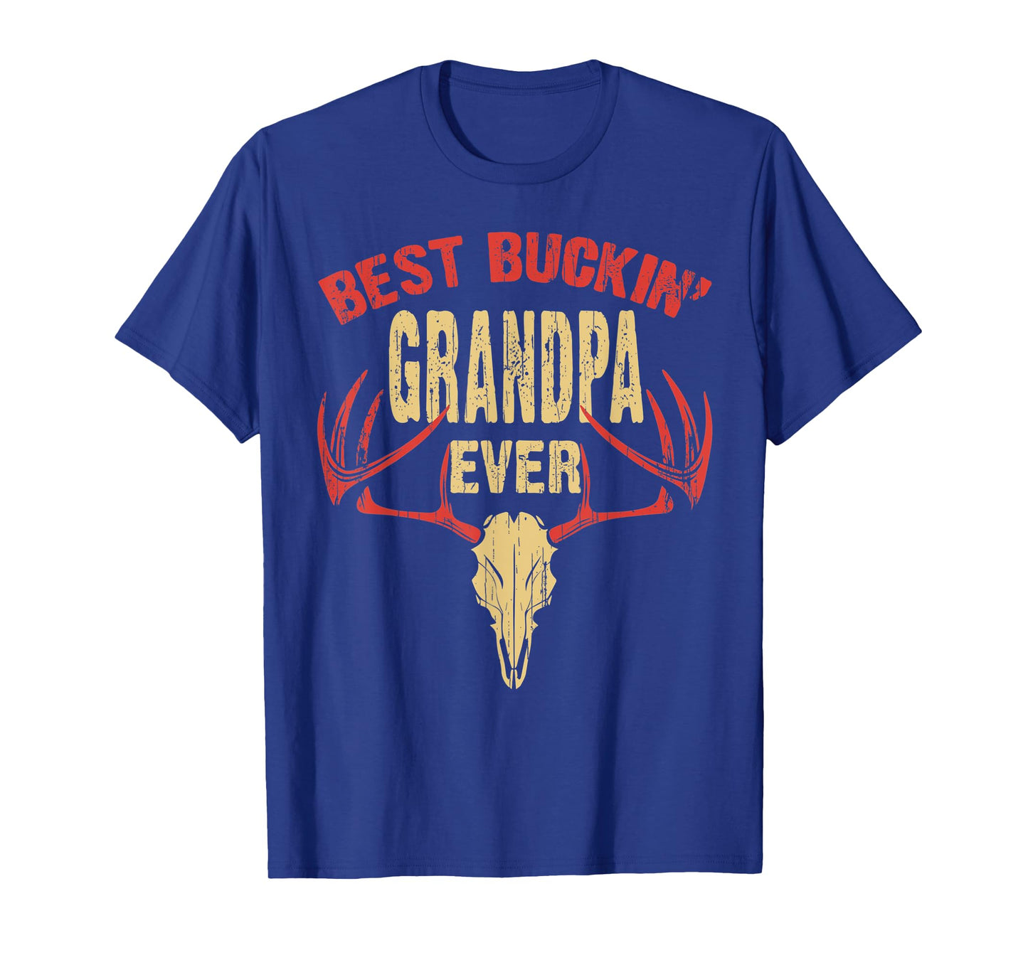 Mens Best Buckin' Grandpa Ever Shirt Deer Hunters T-Shirt