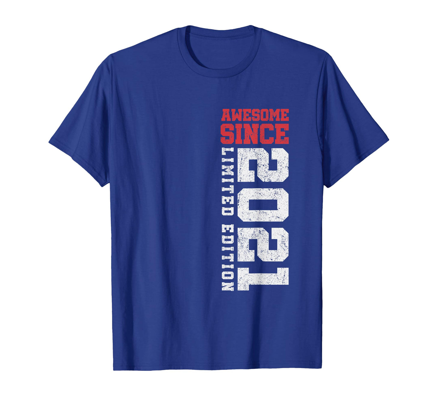 Awesome Since 2021 4 Year Old Gifts Vintage 4th Birthday T-Shirt
