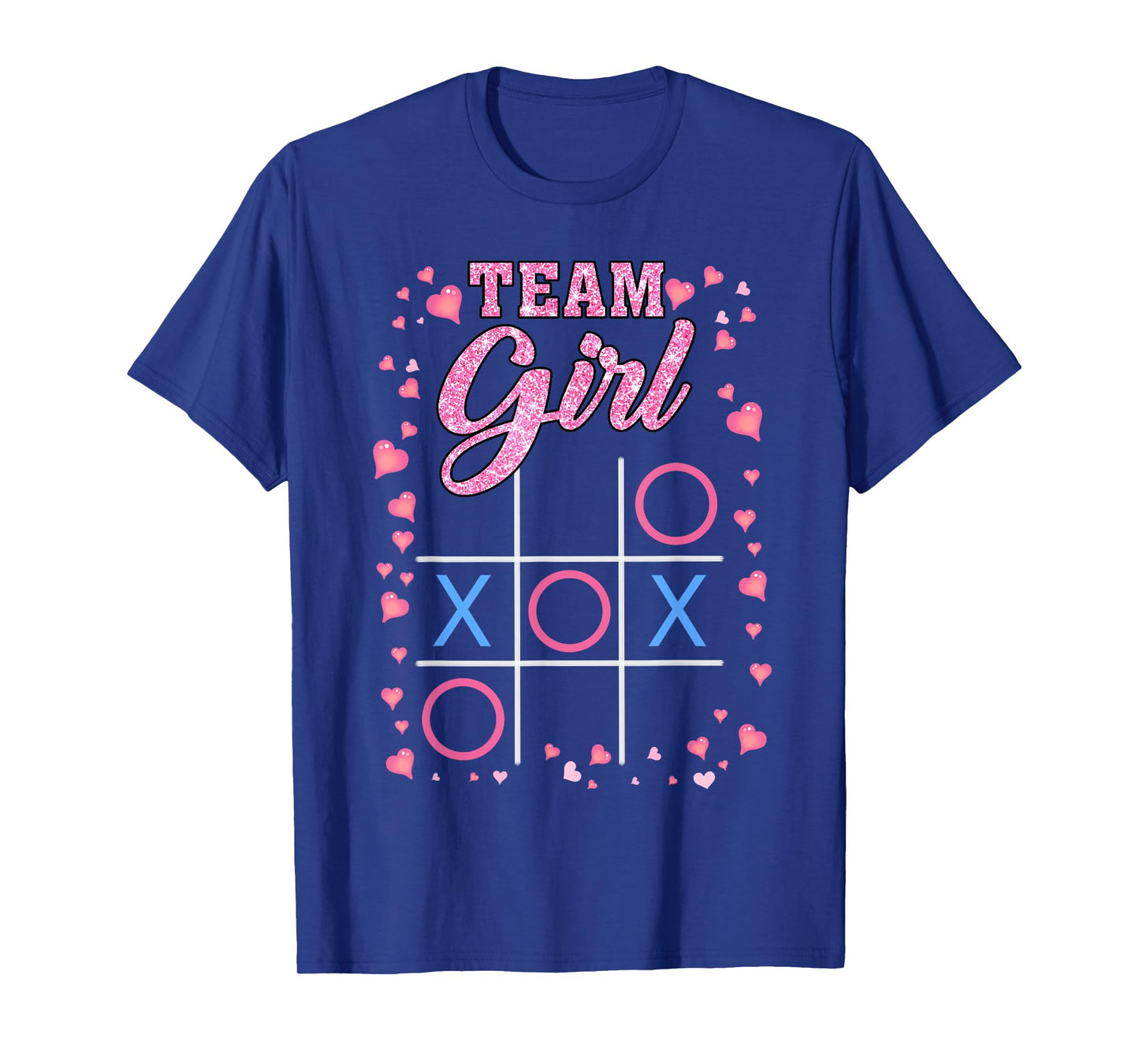 Fun Gender Reveal Baby Shower Party Team Girl Men Women Kids T-Shirt